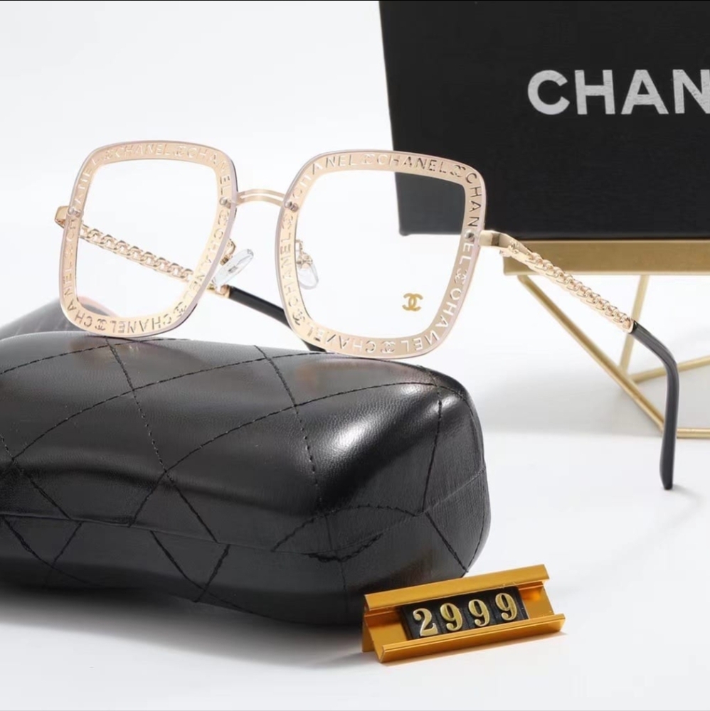 Elegant Gold Frame Glasses